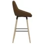 Taburete de cocina tela marrón by , Kitchen stools - Ref: Foro24-338745, Price: 87,18 €, Discount: %