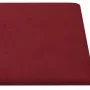 Paneles de pared 12 uds terciopelo rojo tinto 30x15 cm 0,54 m² von , Wandverkleidung - Ref: Foro24-343783, Preis: 21,20 €, Ra...