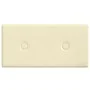 Paneles de pared 12 uds cuero sintético crema 30x15 cm 0,54 m² by , Wall covering - Ref: Foro24-343968, Price: 19,87 €, Disco...