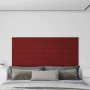 Paneles de pared 12 uds tela rojo tinto 90x15 cm 1,62 m² by , Wall covering - Ref: Foro24-344097, Price: 47,25 €, Discount: %