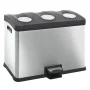 EKO Cubo de basura de pedal Rejoice 3x12 L plateado mate by , Waste containers - Ref: Foro24-440033, Price: 115,11 €, Discoun...