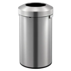 EKO Cubo de basura con pedal Urban 90 L plateado mate by , Waste containers - Ref: Foro24-440065, Price: 214,02 €, Discount: %