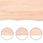 Encimera de baño madera maciza sin tratar 220x30x(2-6) cm by , Countertops - Ref: Foro24-3156082, Price: 104,53 €, Discount: %
