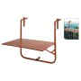 ProGarden Mesa de balcón terracota mate de , Mesas de jardín - Ref: Foro24-446761, Precio: 61,36 €, Descuento: %