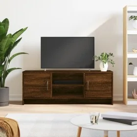 Mueble para TV madera de ingeniería roble marrón 102x30x37,5 cm by , TV Furniture - Ref: Foro24-823260, Price: 60,02 €, Disco...