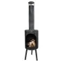 Esschert Design Calentador de terraza redondo negro de , Chimeneas - Ref: Foro24-441000, Precio: 189,18 €, Descuento: %