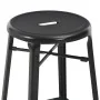 Taburetes de cocina 6 unidades acero negro de , Taburetes de cocina - Ref: Foro24-3054559, Precio: 452,79 €, Descuento: %