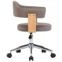 Sillas comedor giratorias 4 uds madera curvada tela gris taupe de , Sillas de comedor - Ref: Foro24-3054906, Precio: 586,87 €...