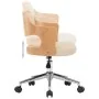Sillas de comedor giratorias 4 uds madera curvada cuero crema de , Sillas de comedor - Ref: Foro24-3054933, Precio: 547,66 €,...