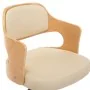 Sillas de comedor giratorias 4 uds madera curvada cuero crema de , Sillas de comedor - Ref: Foro24-3054933, Precio: 547,66 €,...