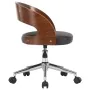 Sillas de comedor giratorias 6 uds madera curvada y cuero negro de , Sillas de comedor - Ref: Foro24-3054910, Precio: 890,83 ...