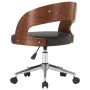Sillas de comedor giratorias 6 uds madera curvada y cuero negro de , Sillas de comedor - Ref: Foro24-3054910, Precio: 890,83 ...