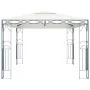 Cenador con tira de luces LED 400x300 cm crema de , Carpas y cenadores - Ref: Foro24-3070340, Precio: 364,36 €, Descuento: %