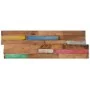 Paneles revestimiento pared 10 uds madera maciza teca 1,03 m² by , Wall covering - Ref: Foro24-326169, Price: 68,64 €, Discou...