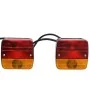 Luces de remolque 2 uds bombilla clásica rojo 12V 10,5x7,5x10cm by , Lights for motor vehicles - Ref: Foro24-152903, Price: 4...