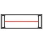 Estructura banco de trabajo metal negro y rojo mate 140x50x79cm de , Patas para mesas - Ref: Foro24-151451, Precio: 97,77 €, ...