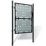 Puerta de valla de jardín negra 100x175 cm de , Puertas de jardín - Ref: Foro24-141686, Precio: 192,01 €, Descuento: %