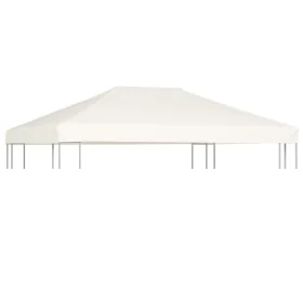 Toldo de cenador 310 g/m² 4x3 m blanco crema by , Covers for tents and gazebos - Ref: Foro24-44783, Price: 82,95 €, Discount: %