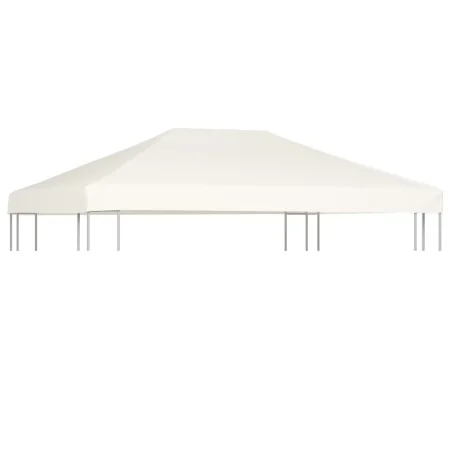 Toldo de cenador 310 g/m² 4x3 m blanco crema de , Cubiertas para carpas y cenadores - Ref: Foro24-44783, Precio: 82,95 €, Des...