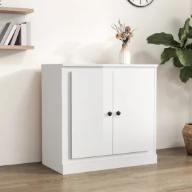 Aparador madera contrachapada blanco brillante 70x35,5x67,5 cm de , Aparadores - Ref: Foro24-816186, Precio: 74,55 €, Descuen...