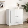 Aparador madera contrachapada blanco brillante 70x35,5x67,5 cm de , Aparadores - Ref: Foro24-816186, Precio: 74,55 €, Descuen...