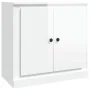 Aparador madera contrachapada blanco brillante 70x35,5x67,5 cm de , Aparadores - Ref: Foro24-816186, Precio: 74,55 €, Descuen...