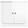 Aparador madera contrachapada blanco brillante 70x35,5x67,5 cm de , Aparadores - Ref: Foro24-816186, Precio: 74,55 €, Descuen...