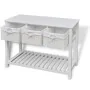 Aparador de almacenaje blanco de , Aparadores - Ref: Foro24-242432, Precio: 159,66 €, Descuento: %