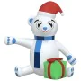 Osito de peluche inflable de Navidad LED 180 cm de , Luces de Navidad - Ref: Foro24-345286, Precio: 49,57 €, Descuento: %