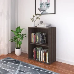 Estantería de madera de ingeniería gris Sonoma 60x31x78 cm by , Bookcases and shelves - Ref: Foro24-340213, Price: 34,27 €, D...