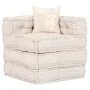 Puf modular de 4 plazas de tela beige de , Cojines para sillas y sofás - Ref: Foro24-249398, Precio: 833,24 €, Descuento: %