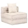 Puf modular de 4 plazas de tela beige de , Cojines para sillas y sofás - Ref: Foro24-249398, Precio: 833,24 €, Descuento: %