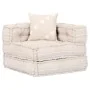 Puf modular de 4 plazas de tela beige de , Cojines para sillas y sofás - Ref: Foro24-249398, Precio: 833,24 €, Descuento: %