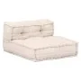 Puf modular de 4 plazas de tela beige de , Cojines para sillas y sofás - Ref: Foro24-249398, Precio: 833,24 €, Descuento: %