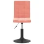 Sillas de comedor giratorias 6 unidades de terciopelo rosa de , Sillas de comedor - Ref: Foro24-3089305, Precio: 295,82 €, De...