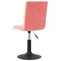 Sillas de comedor giratorias 6 unidades de terciopelo rosa de , Sillas de comedor - Ref: Foro24-3089305, Precio: 295,82 €, De...