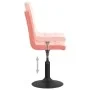 Sillas de comedor giratorias 6 unidades de terciopelo rosa de , Sillas de comedor - Ref: Foro24-3089305, Precio: 295,82 €, De...