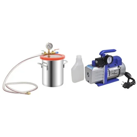 Cámara de vacío con bomba de una etapa 5,5 L de , Bombas de agua - Ref: Foro24-3100547, Precio: 226,25 €, Descuento: %