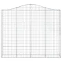 Cestas gaviones 13 uds forma de arco hierro 200x30x160/180 cm by , Pots and planters - Ref: Foro24-3145504, Price: 1,00 €, Di...
