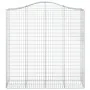 Cestas de gaviones 8 uds forma de arco hierro 200x50x200/220 cm de , Maceteros y jardineras - Ref: Foro24-3145751, Precio: 1,...