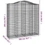 Cestas de gaviones 8 uds forma de arco hierro 200x50x200/220 cm de , Maceteros y jardineras - Ref: Foro24-3145751, Precio: 1,...