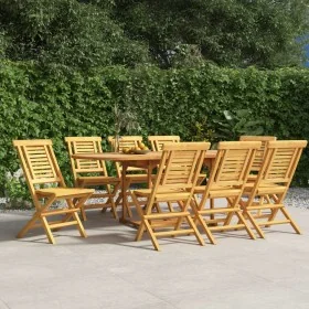 Sillas de jardín plegables 8 uds madera maciza teca 47x63x90 cm de , Sillas de jardín - Ref: Foro24-3155048, Precio: 679,86 €...