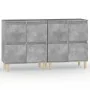 Aparadores 2 uds madera contrachapada gris hormigón 60x35x70 cm de , Aparadores - Ref: Foro24-3185755, Precio: 139,72 €, Desc...