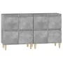 Aparadores 2 uds madera contrachapada gris hormigón 60x35x70 cm de , Aparadores - Ref: Foro24-3185755, Precio: 139,72 €, Desc...