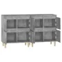 Aparadores 2 uds madera contrachapada gris hormigón 60x35x70 cm de , Aparadores - Ref: Foro24-3185755, Precio: 139,72 €, Desc...