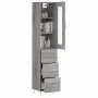 Aparador alto madera contrachapada gris Sonoma 34,5x34x180 cm von , Sideboards - Ref: Foro24-3199231, Preis: 115,56 €, Rabatt: %