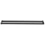 Mampara ducha con estante vidrio ESG y aluminio negro 80x195 cm von , Duschwände und Duschwände - Ref: Foro24-3185445, Preis:...