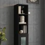 Armario de pared madera de ingeniería negro 34,5x32,5x90 cm de , Estantes y estanterías - Ref: Foro24-812484, Precio: 48,80 €...