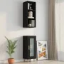 Armario de pared madera de ingeniería negro 34,5x32,5x90 cm de , Estantes y estanterías - Ref: Foro24-812484, Precio: 48,80 €...