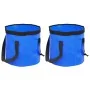 Cubos plegables 2 unidades PVC azul 30 L de , Herramientas de camping - Ref: Foro24-364311, Precio: 31,36 €, Descuento: %